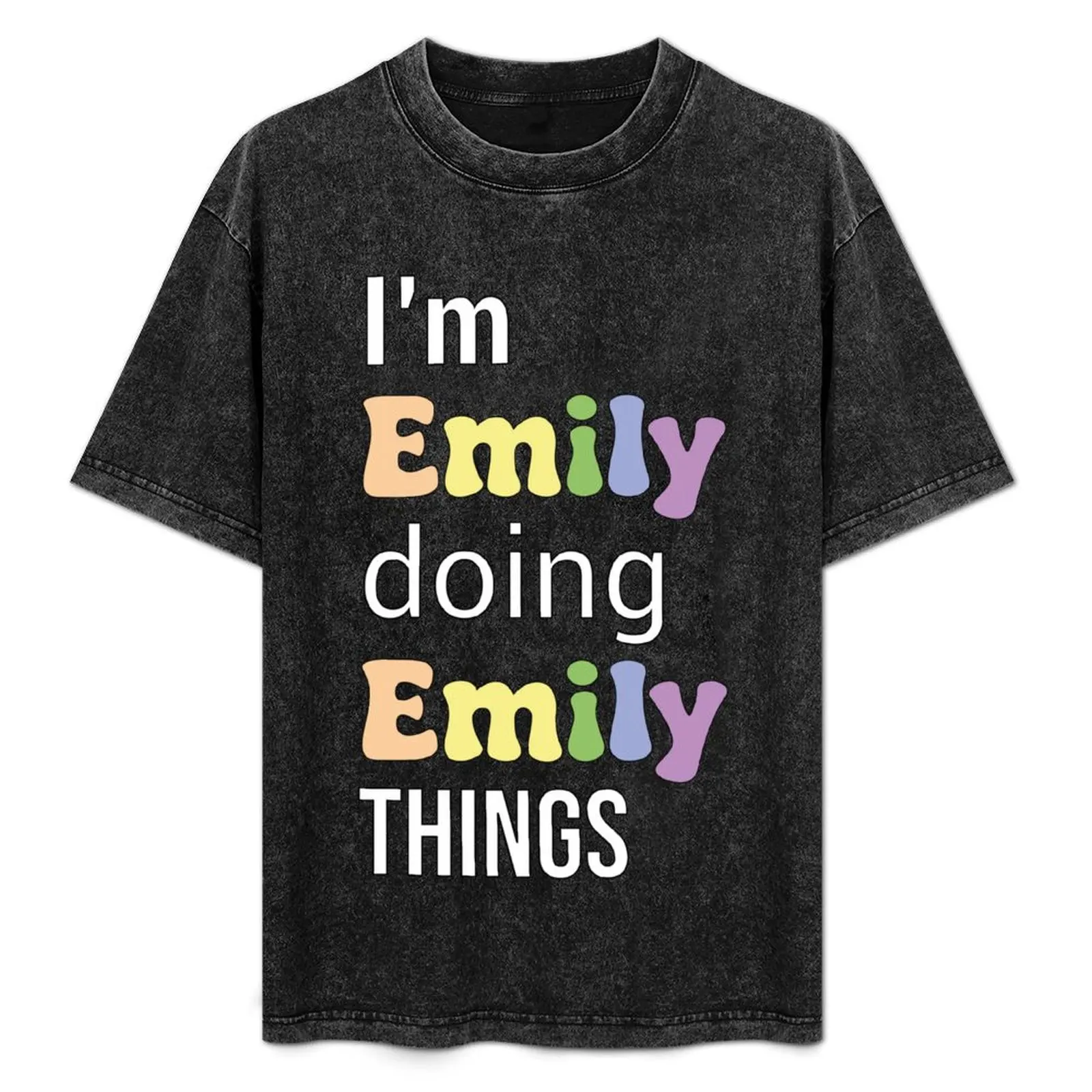Emily first name personalized for woman T-Shirt Holiday Casual Short Sleeve Top
Emily first name personalized for woman T-Shirt Holiday Casual Short Sleeve Top