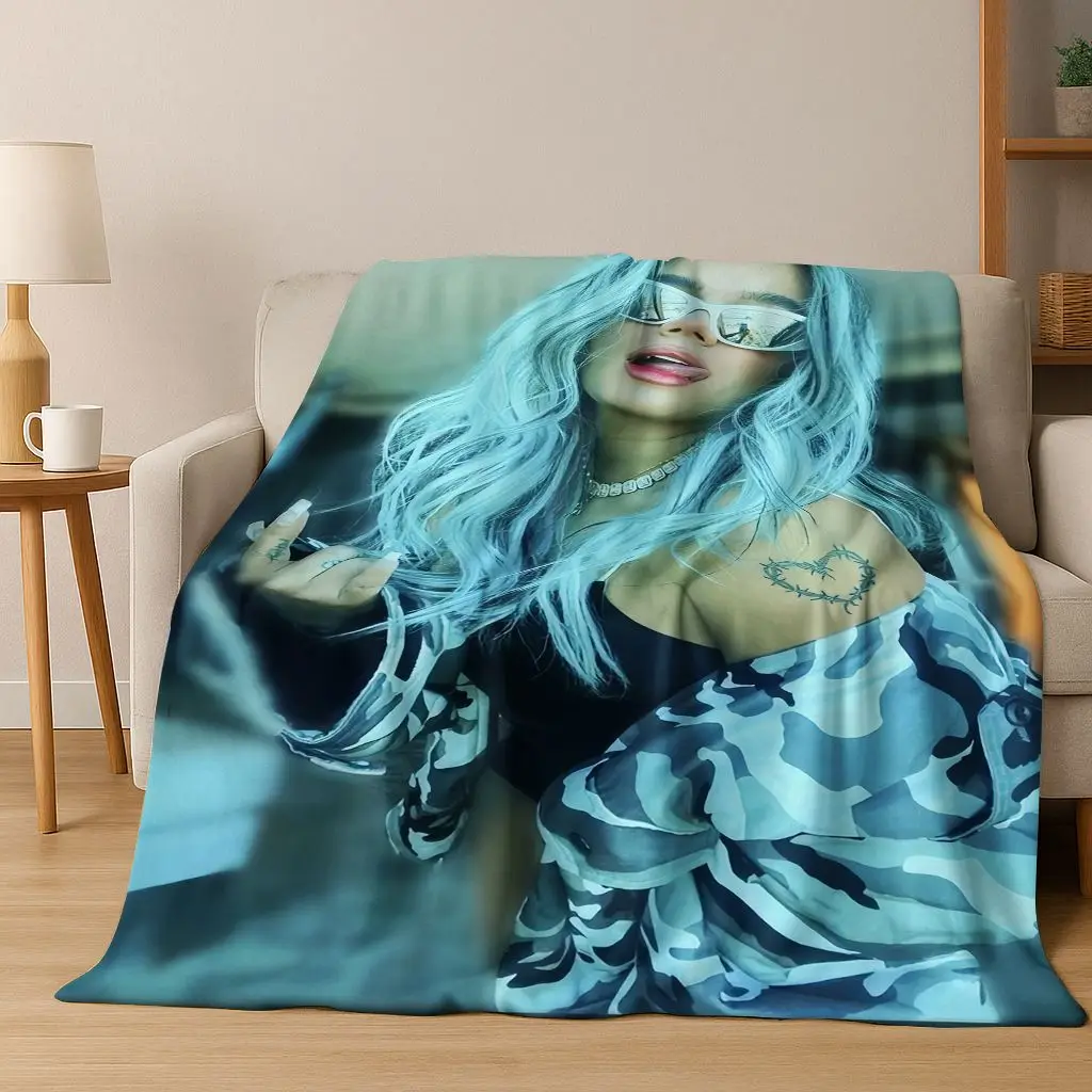 3D Karol G Singer Carolina G Art Flannel Blanket,Cozy Soft Throw Blanket for Home Bedroom Bed Sofa Picnic Office Cover Gift
3D Karol G Singer Carolina G Art Flannel Blanket,Cozy Soft Throw Blanket for Home Bedroom Bed Sofa Picnic Office Cover Gift