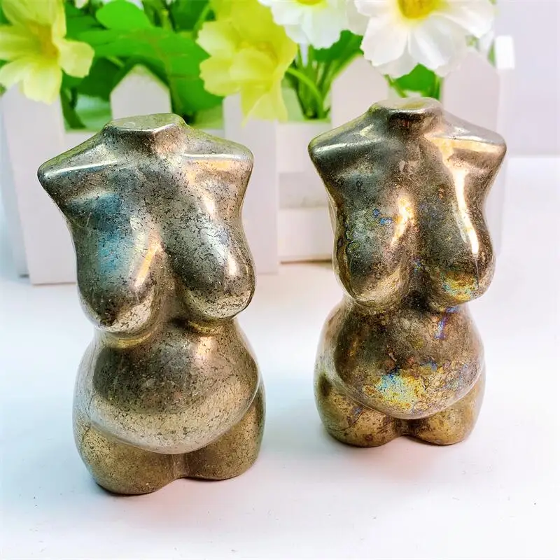 Natural Pyrite Lady Model Body Carving Fashion Gemstone Collection Home Office Decoration Crafts Healing Gift 1pcs
Natural Pyrite Lady Model Body Carving Fashion Gemstone Collection Home Office Decoration Crafts Healing Gift 1pcs