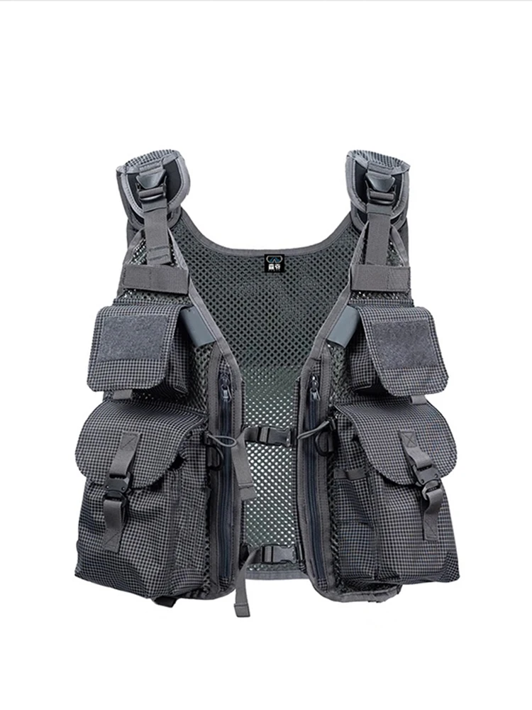 Тактический кемпинговый многофункциональный жилет с несколькими карманами, рыболовный костюм для мужчин и женщин, уличный легкий походный жилет для пикника
Тактический кемпинговый многофункциональный жилет с несколькими карманами, рыболовный костюм для мужчин и женщин, уличный легкий походный жилет для пикника