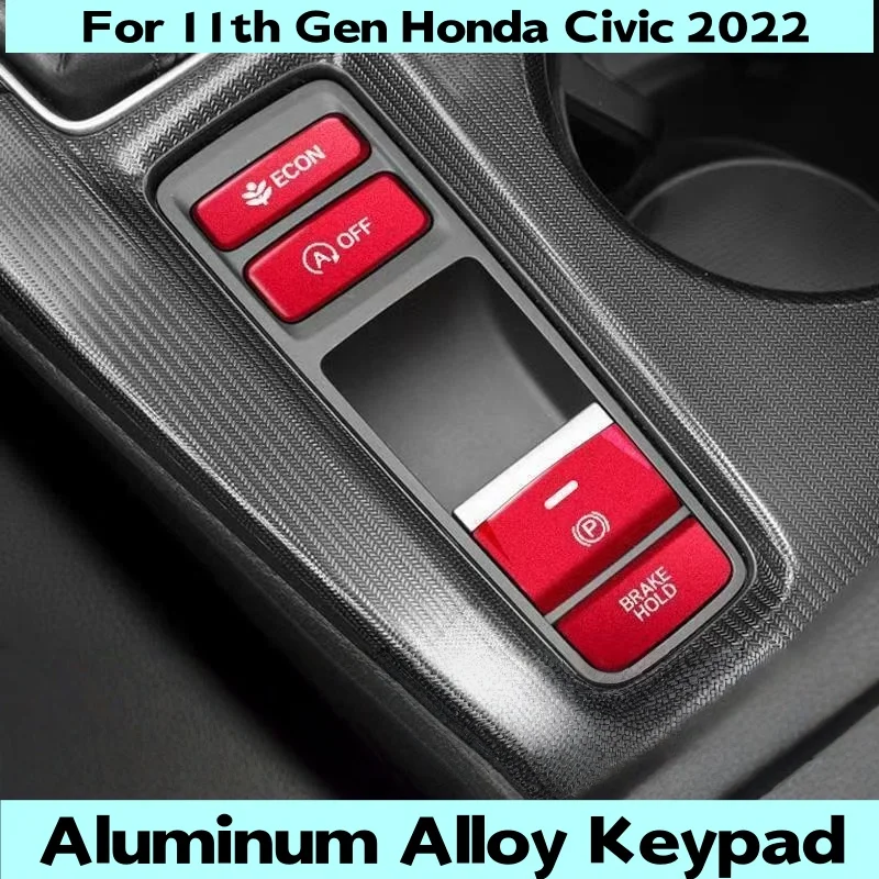 Центральная консоль, панель передач, кнопка ручного тормоза, накладка, алюминиевая наклейка для Honda Civic 11-го поколения Аксессуары INTEGRA 2022, красные
Центральная консоль, панель передач, кнопка ручного тормоза, накладка, алюминиевая наклейка для Honda Civic 11-го поколения Аксессуары INTEGRA 2022, красные