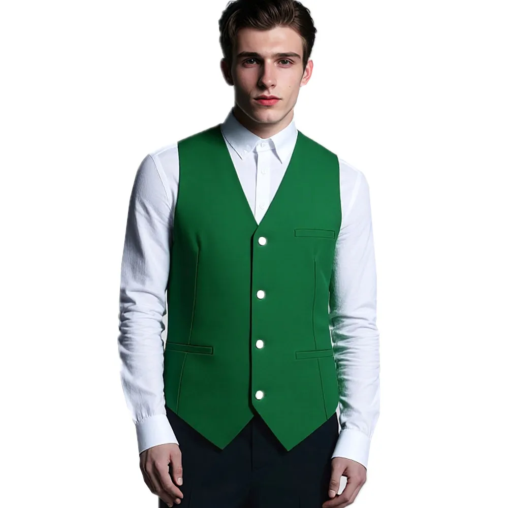 Men's Green Suit Vest, Single-breasted V-neck Sleeveless Vests Jacket, Gray, Blue, Black, Red, Apricot, Purple, Yellow Waistcoat
Men's Green Suit Vest, Single-breasted V-neck Sleeveless Vests Jacket, Gray, Blue, Black, Red, Apricot, Purple, Yellow Waistcoat