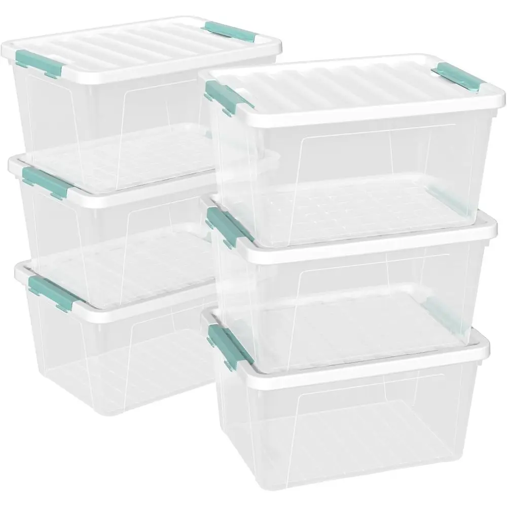 Large 35 Quart Clear Storage Bins with Lids, Multipurpose Plastic Containers for Organization
Large 35 Quart Clear Storage Bins with Lids, Multipurpose Plastic Containers for Organization