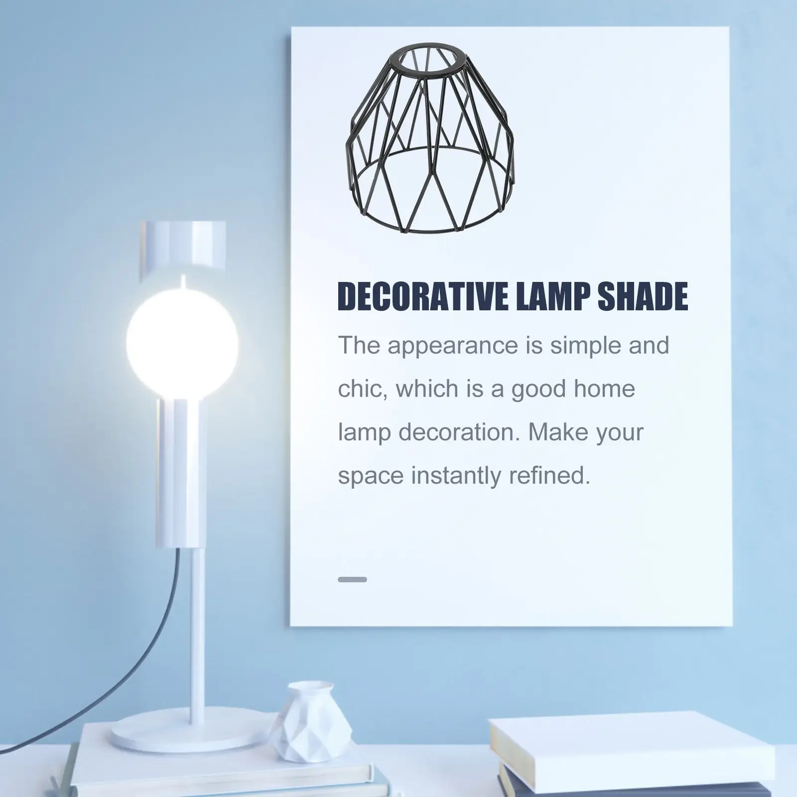 Iron Lamp Shade Metal Hollow Wall Ceiling Pendant Decorative Light Cover Home Bar Hotel Bedroom Study Library Aisle Lamp
Iron Lamp Shade Metal Hollow Wall Ceiling Pendant Decorative Light Cover Home Bar Hotel Bedroom Study Library Aisle Lamp