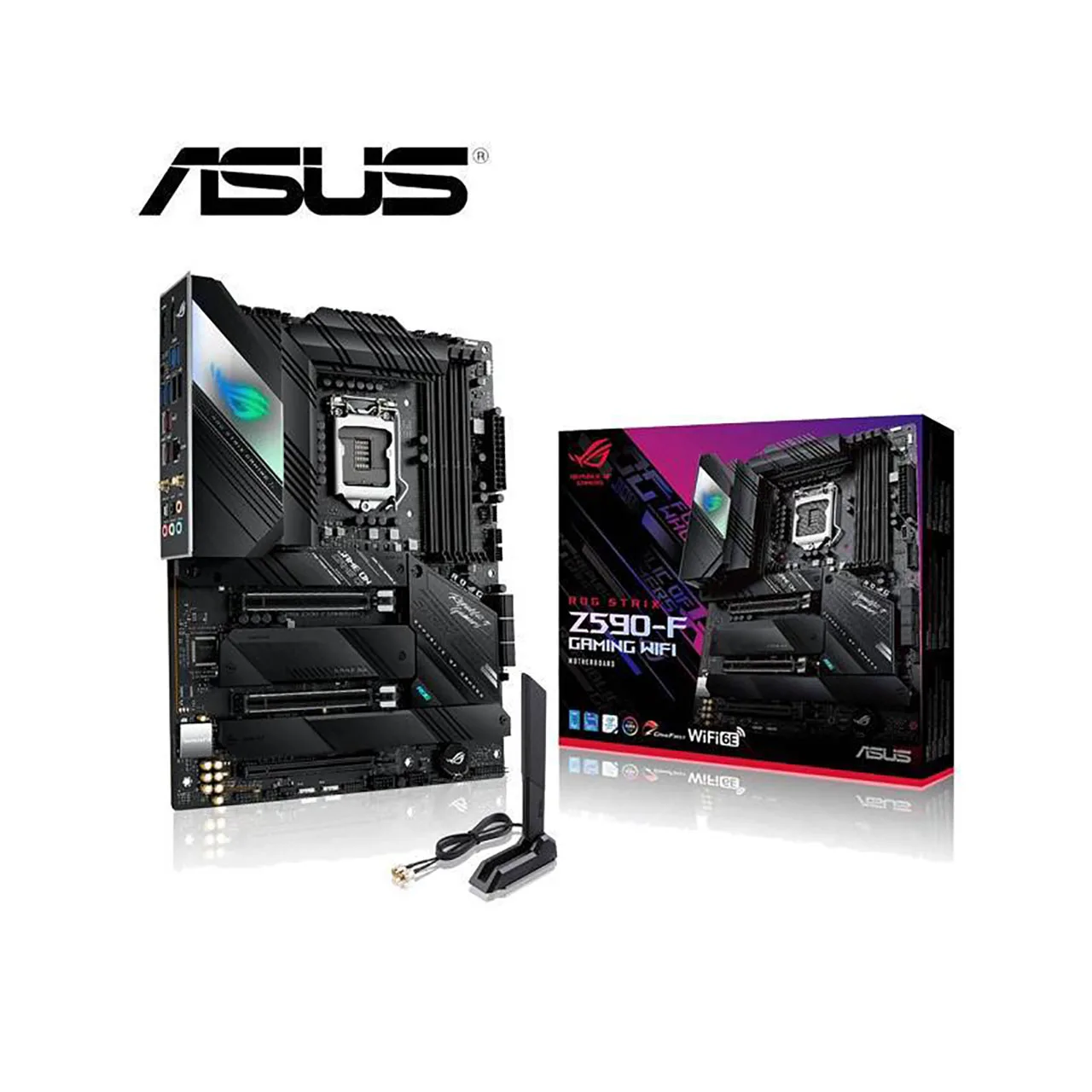 ASUS ROG STRIX Z590-F GAMING WIFI Desktop Motherboard LGA 1200 Intel Z590 PCIe 4.0 WIFI 6E HDMI Support 11th/10th Gen Intel Core
ASUS ROG STRIX Z590-F GAMING WIFI Desktop Motherboard LGA 1200 Intel Z590 PCIe 4.0 WIFI 6E HDMI Support 11th/10th Gen Intel Core