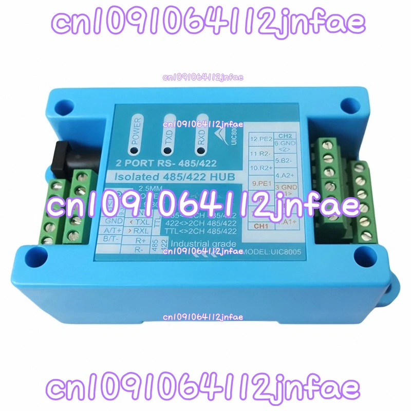 Industrial-grade High-speed 2-way RS422/485 Repeater TTL To 2-port RS422 Amplification Extension Isolation Converter
Industrial-grade High-speed 2-way RS422/485 Repeater TTL To 2-port RS422 Amplification Extension Isolation Converter