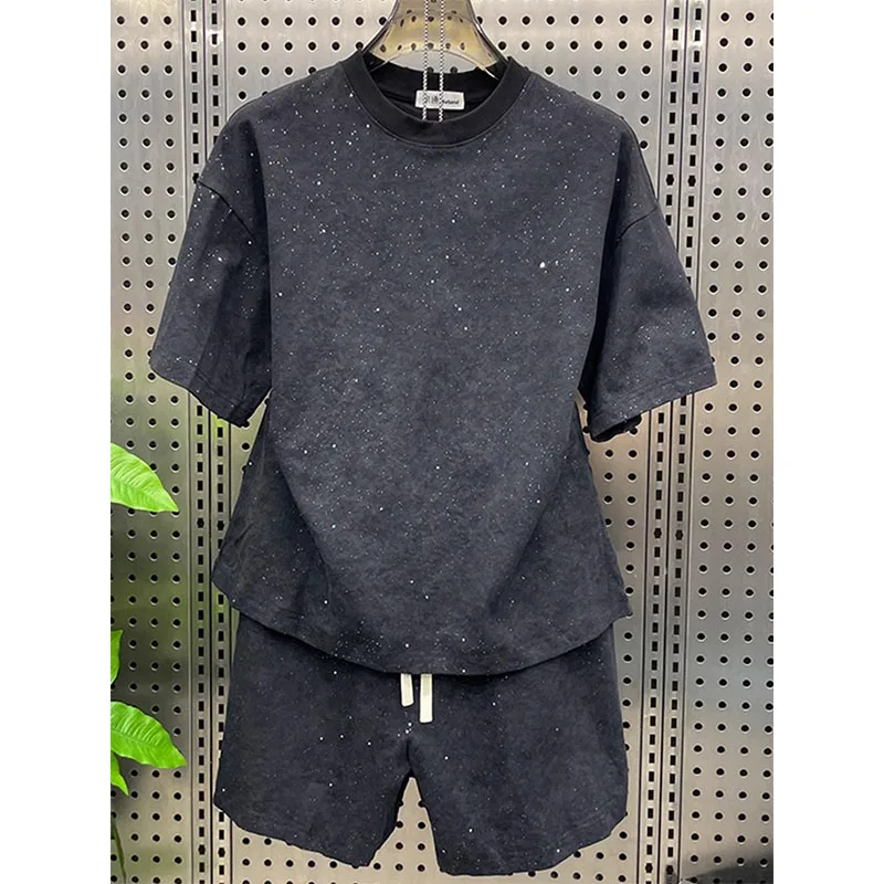 Men's Casual Sportswear Set Summer ort Sve T-irt And orts Loose Fit Two-Piece Suit for Outdoor Activities
Men's Casual Sportswear Set Summer ort Sve T-irt And orts Loose Fit Two-Piece Suit for Outdoor Activities