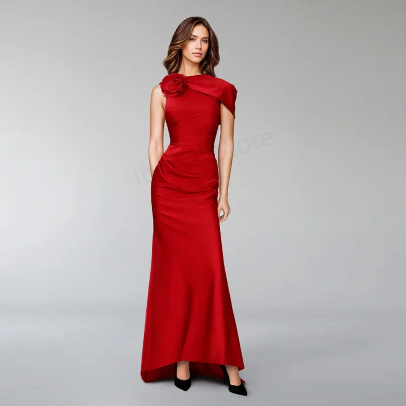 Customized Mermaid One-shoulder Prom Dresses With Flower Classic Exquisite Modern Style Evening Dress
Customized Mermaid One-shoulder Prom Dresses With Flower Classic Exquisite Modern Style Evening Dress