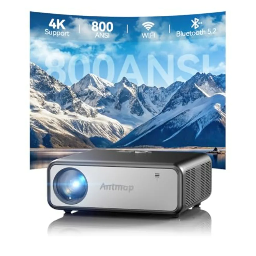 Кинопроектор с Wi-Fi и Bluetooth, 800 ANSI, 1080P, поддержка 4K, для iPhone, домашний кинотеатр, проектор для спальни, смартфон
Кинопроектор с Wi-Fi и Bluetooth, 800 ANSI, 1080P, поддержка 4K, для iPhone, домашний кинотеатр, проектор для спальни, смартфон