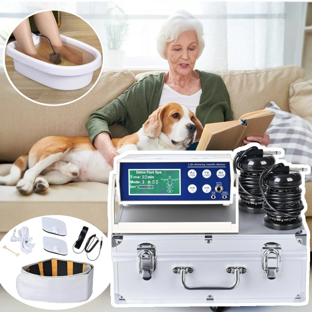 Portable Foot Bath Ionic Detox Machine Far Infrared Belt Chi Massager Professional SPA for Health Care 5 Modes
Portable Foot Bath Ionic Detox Machine Far Infrared Belt Chi Massager Professional SPA for Health Care 5 Modes