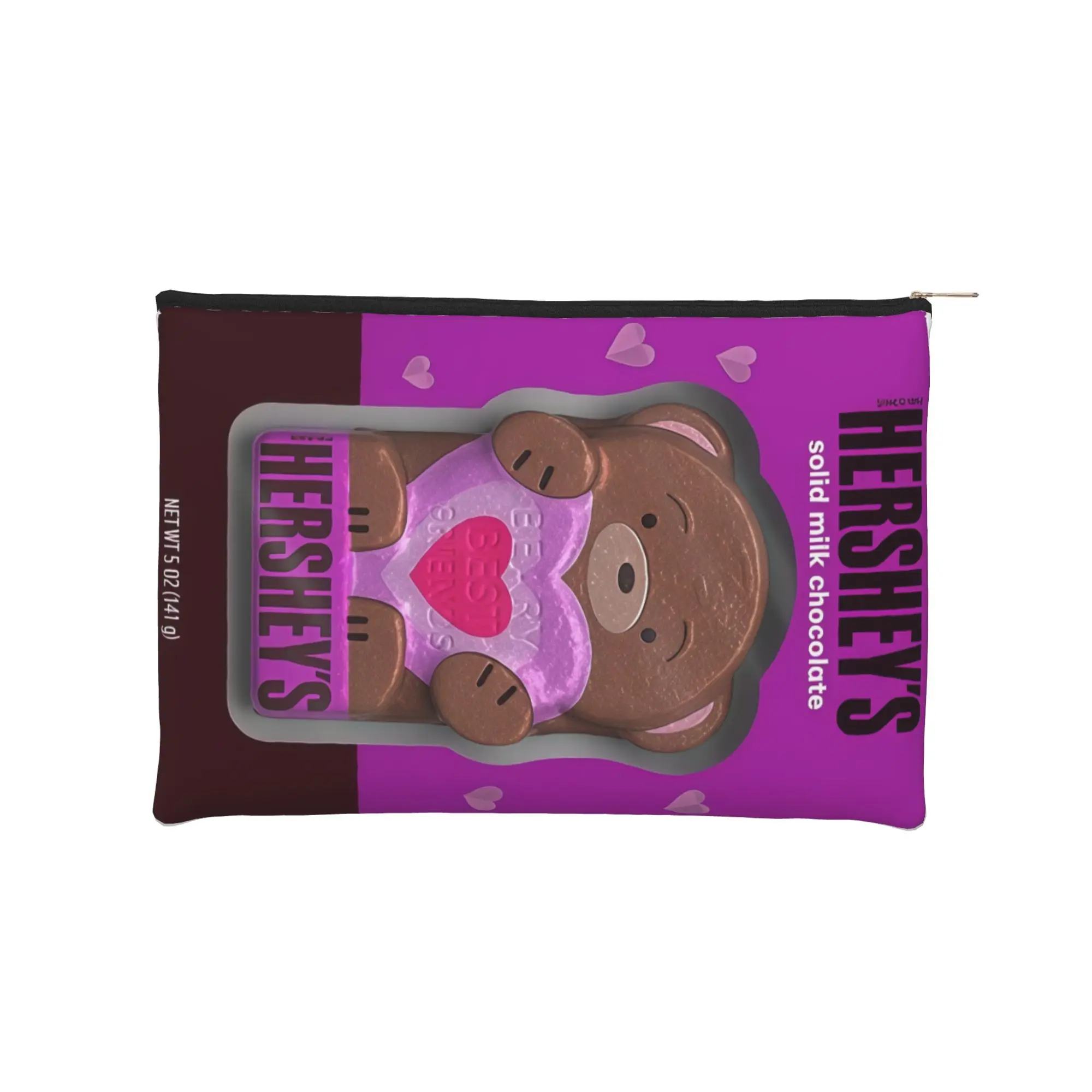 Стильная косметичка HHershey's Heart из цельного молочного шоколада, несессер HHershey's на молнии, косметический мешочек
Стильная косметичка HHershey's Heart из цельного молочного шоколада, несессер HHershey's на молнии, косметический мешочек
