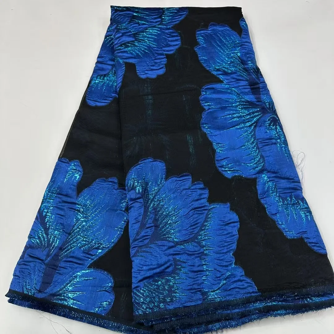 African Brocade Jacquard Lace Fabrics 5Yards 2025 High Quality French Gilded Lace for Women Wedding Party Dresses AJ6365
African Brocade Jacquard Lace Fabrics 5Yards 2025 High Quality French Gilded Lace for Women Wedding Party Dresses AJ6365