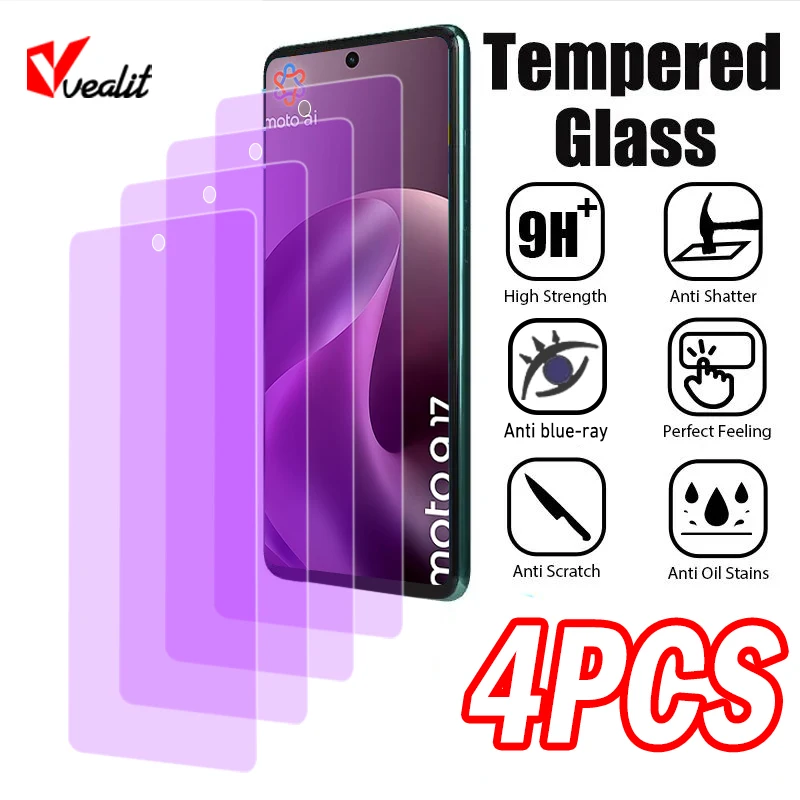 2-4Pcs Protective Glass for Motorola Moto G17 G77 G57 G67 G86 G54 G24 G06 G05 G15 Power Anti Blue Light Screen Protectors
2-4Pcs Protective Glass for Motorola Moto G17 G77 G57 G67 G86 G54 G24 G06 G05 G15 Power Anti Blue Light Screen Protectors