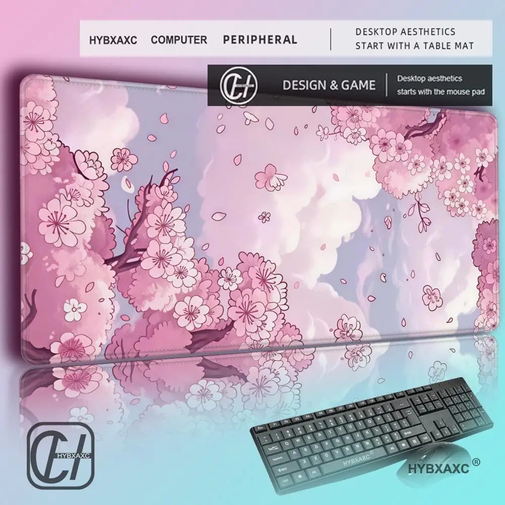HYBXAXC Anime Pink Cherry Blossoms Mouse Pad Anti-slip Desk Mat PC Laptop Accessories Keyboard Large Gamers Decoracion
HYBXAXC Anime Pink Cherry Blossoms Mouse Pad Anti-slip Desk Mat PC Laptop Accessories Keyboard Large Gamers Decoracion