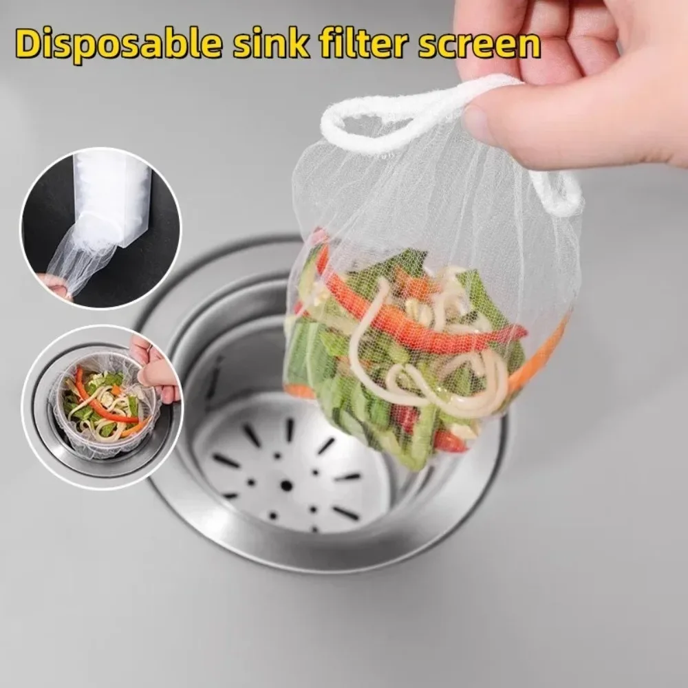 200/100pcs Disposable Sink Filter Mesh Bags Kitchen Sink Strainer Drain Hole Anti-blocking Garbage Bag Cleaning Strainers Net
200/100pcs Disposable Sink Filter Mesh Bags Kitchen Sink Strainer Drain Hole Anti-blocking Garbage Bag Cleaning Strainers Net