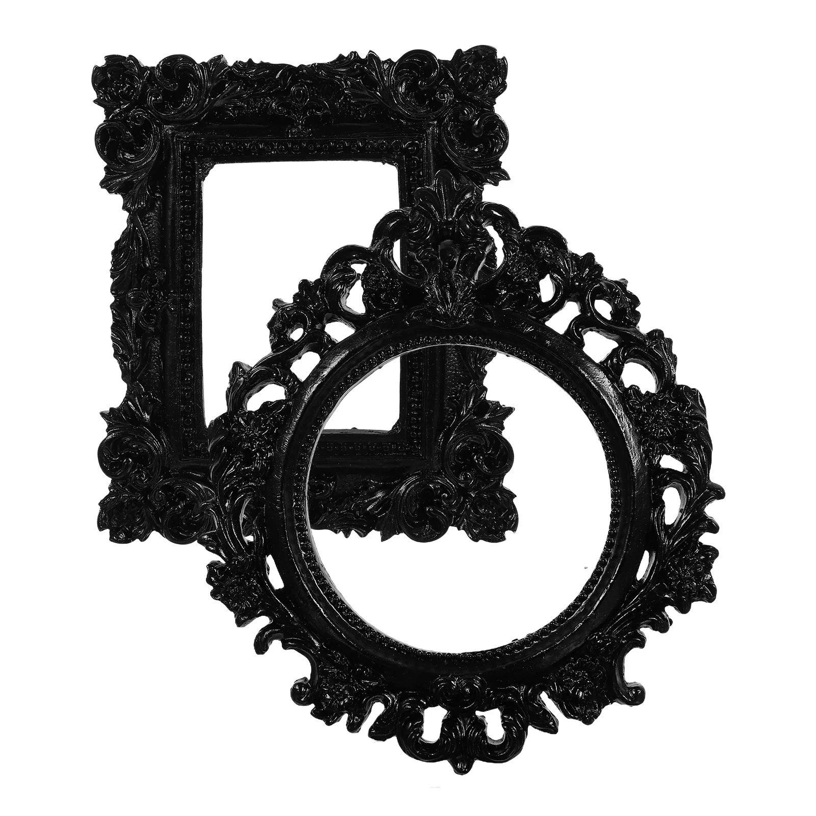 2Pcs Tiny Photo Frame Vintage Style Resin Mini Picture Frame Decorative Ornament for Shelf Desk Display Collectibles
2Pcs Tiny Photo Frame Vintage Style Resin Mini Picture Frame Decorative Ornament for Shelf Desk Display Collectibles