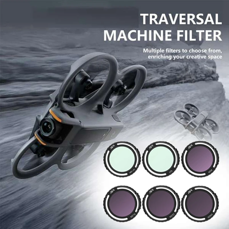 JSR JUNESTAR Lens Filters For DJI Avata2 Drone UV CPL ND8 ND16 ND32 ND64 Filter Professional Photography Replacement Accessories
JSR JUNESTAR Lens Filters For DJI Avata2 Drone UV CPL ND8 ND16 ND32 ND64 Filter Professional Photography Replacement Accessories