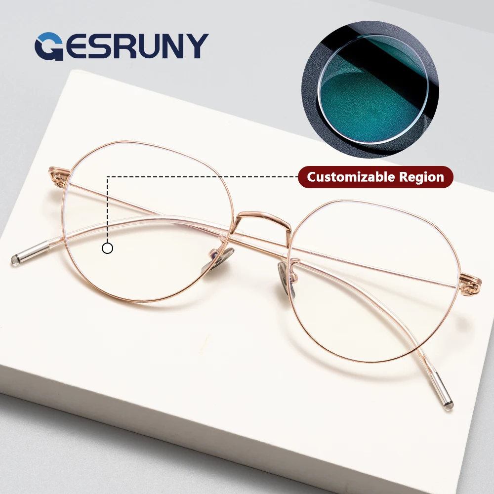 Gesruny Polygon Design Progressive Prescription Glasses Custom Myopia Optical Lenses Anti Blue Light Eyeglasses For Women Men
Gesruny Polygon Design Progressive Prescription Glasses Custom Myopia Optical Lenses Anti Blue Light Eyeglasses For Women Men