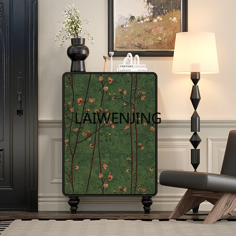 MJY retro Nanyang style ultra-thin tipping bucket shoe cabinet popular indoor storage cabinet at the door of the home
MJY retro Nanyang style ultra-thin tipping bucket shoe cabinet popular indoor storage cabinet at the door of the home