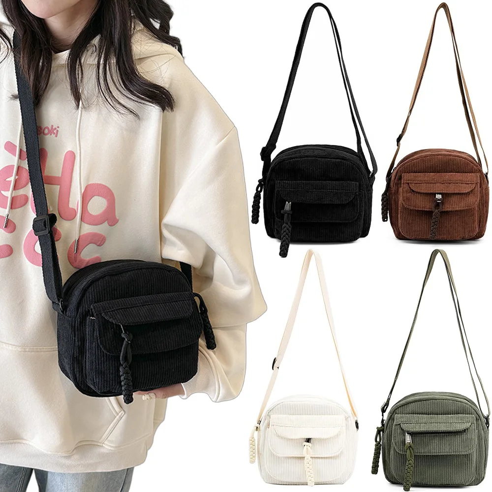 Женская сумка через плечо, милая вельветовая сумка на плечо, модная эстетичная маленькая сумка-кошелек с регулируемым ремешком
Женская сумка через плечо, милая вельветовая сумка на плечо, модная эстетичная маленькая сумка-кошелек с регулируемым ремешком