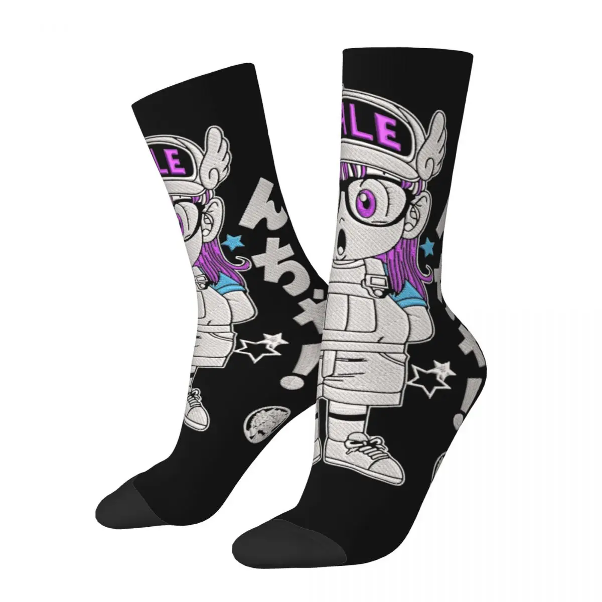 Веселые забавные мужские и мужские носки, новинка, Arale Dr Slump, спортивные женские носки с японским аниме, весна, лето, осень, зима
Веселые забавные мужские и мужские носки, новинка, Arale Dr Slump, спортивные женские носки с японским аниме, весна, лето, осень, зима
