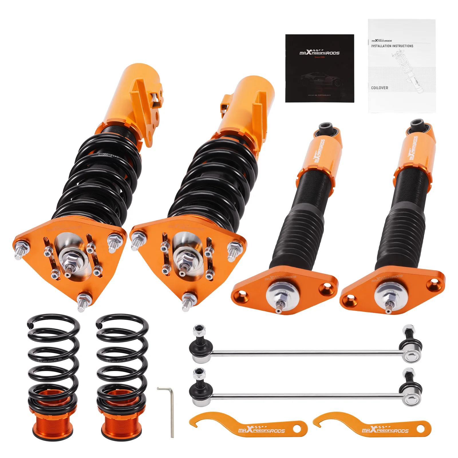 Maxpeedingrods 24 Way Damper Coilover Lower Kit For Hyundai Genesis Coupe 11-16
Maxpeedingrods 24 Way Damper Coilover Lower Kit For Hyundai Genesis Coupe 11-16