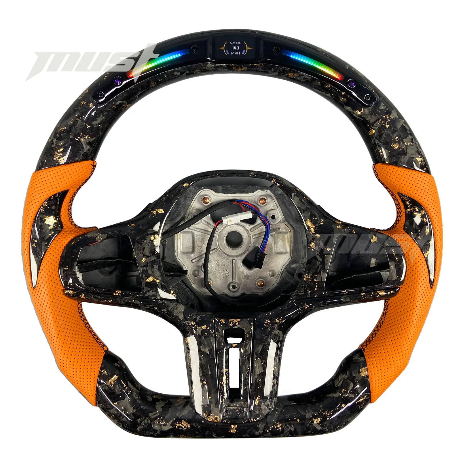 For BMW G Series G30 G31 G32 X3 G01 X4 G02 M2 G87 M3 G80 M4 G82 G20 LCI M5 F90 Customized Carbon Fiber Sport Steering Wheel
For BMW G Series G30 G31 G32 X3 G01 X4 G02 M2 G87 M3 G80 M4 G82 G20 LCI M5 F90 Customized Carbon Fiber Sport Steering Wheel