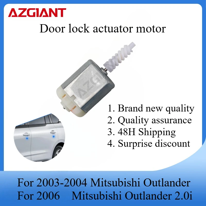 AZGIANT High quality car door lock motor for Mitsubishi Outlander/Hyundai Terracan 2.9 CRDI 4WD (150 CV) Brand New Parts OEM
AZGIANT High quality car door lock motor for Mitsubishi Outlander/Hyundai Terracan 2.9 CRDI 4WD (150 CV) Brand New Parts OEM
