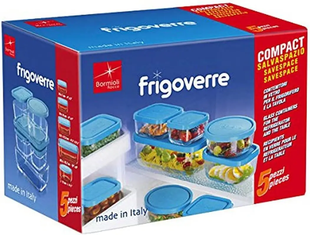 5-Pack Glass Food Storage Containers, Dishwasher & Microwave Safe, BPA-Free, Leak-Proof Lids
5-Pack Glass Food Storage Containers, Dishwasher & Microwave Safe, BPA-Free, Leak-Proof Lids
