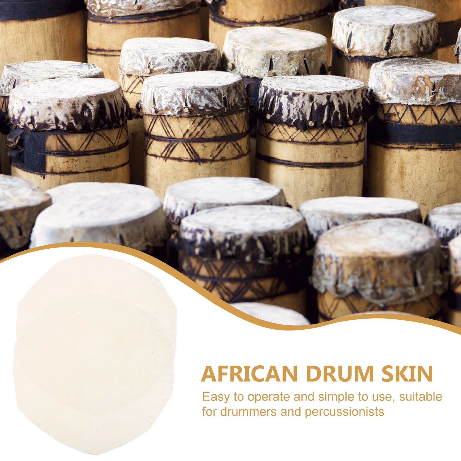 2 Pcs African Drum Case Replacement Skin Djembe Instruments Stuff Buffalo Sheepskin Leathers Heads
2 Pcs African Drum Case Replacement Skin Djembe Instruments Stuff Buffalo Sheepskin Leathers Heads