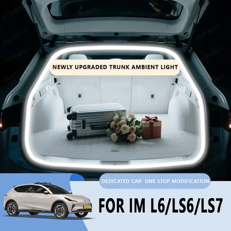 For IM L6 IM LS6 IM LS7 trunk light modification light Atmosphere lights White warm white Rear Trunk LED Light Bar
For IM L6 IM LS6 IM LS7 trunk light modification light Atmosphere lights White warm white Rear Trunk LED Light Bar