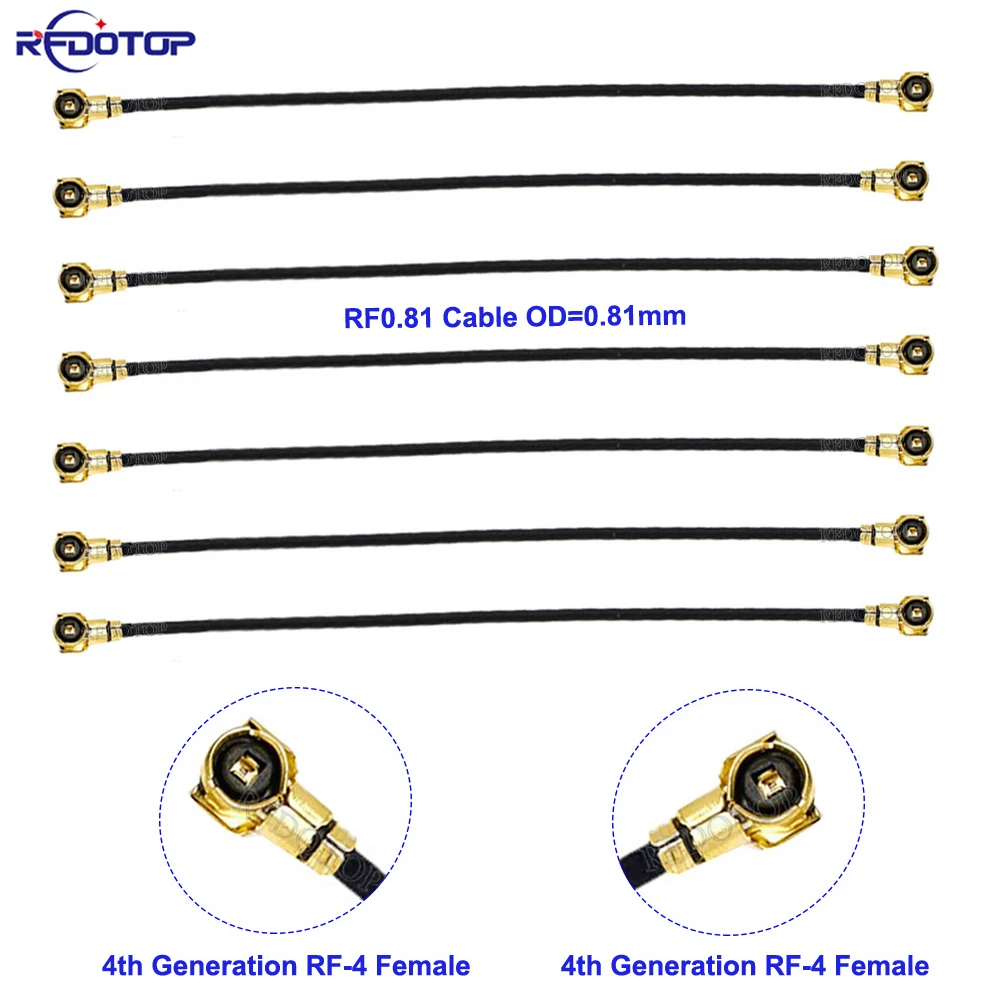 5Pcs/Lot RF0.81 Cable IPX-4 MHF4 Male to IPX-4 Male/Female Connector RF Coaxial Pigtail WIFI Antenna Extension Cord Jumper
5Pcs/Lot RF0.81 Cable IPX-4 MHF4 Male to IPX-4 Male/Female Connector RF Coaxial Pigtail WIFI Antenna Extension Cord Jumper
