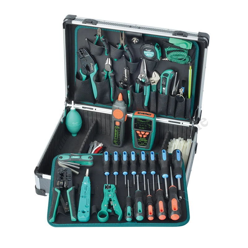 Профессиональный инструмент для ремонта компьютера Pro'sKit, набор инструментов для аэрокосмической орбиты, инструмент для мониторинга сети
Профессиональный инструмент для ремонта компьютера Pro'sKit, набор инструментов для аэрокосмической орбиты, инструмент для мониторинга сети