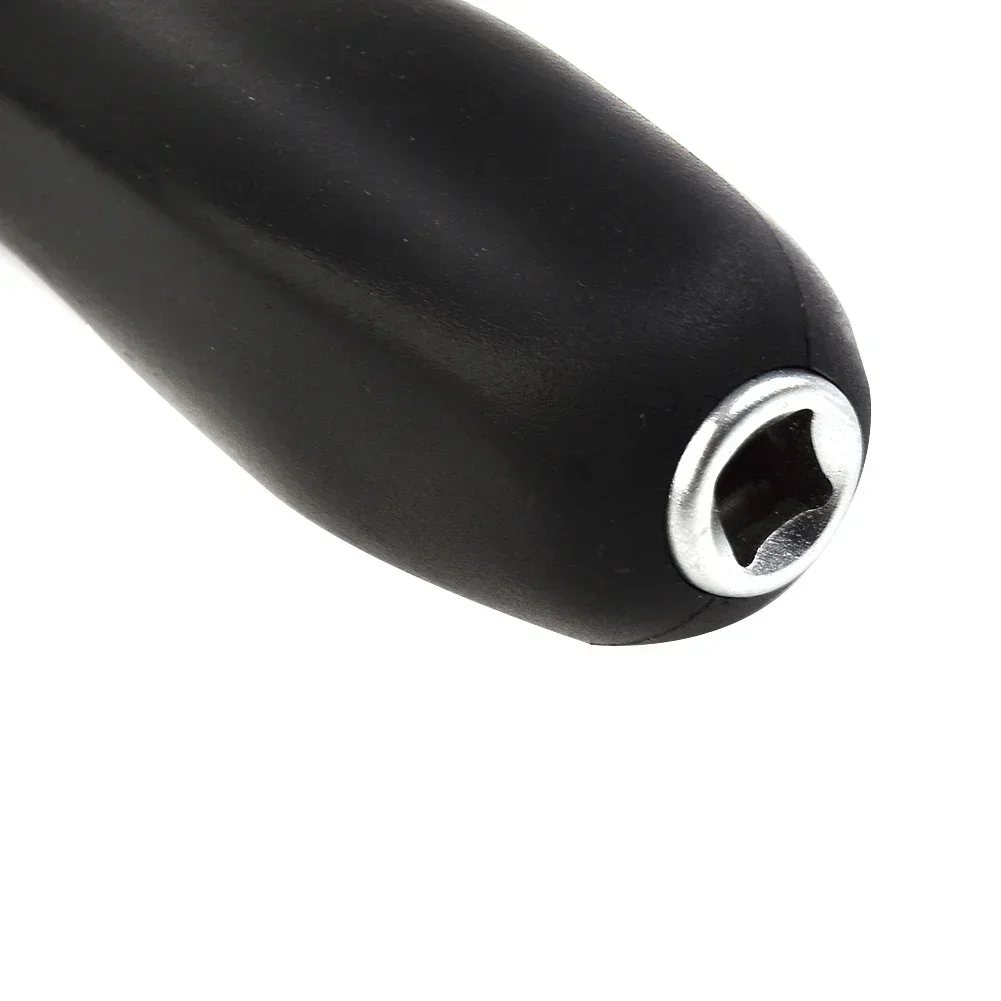 Screwdriver Connecting Rod Spinner 150mm Black Connection Handle Dual-purpose Multi-function Square Rubber Handle
Screwdriver Connecting Rod Spinner 150mm Black Connection Handle Dual-purpose Multi-function Square Rubber Handle