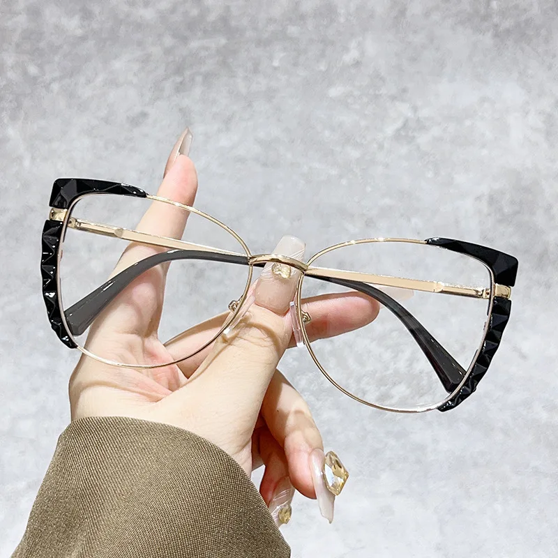 Vintage Cat Eye Anti-blue Light Metal Glasses Frames Computer Glasses Women Spectacles Fashion Travel Eyewear Fishing Eyeglasses
Vintage Cat Eye Anti-blue Light Metal Glasses Frames Computer Glasses Women Spectacles Fashion Travel Eyewear Fishing Eyeglasses