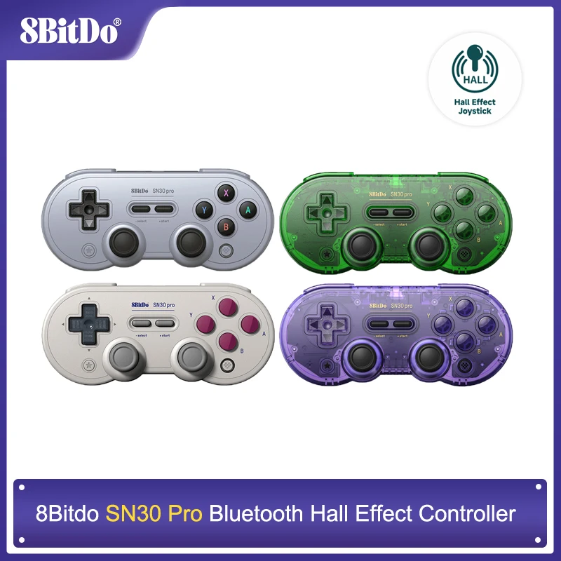 8BitDo SN30 Pro Wireless Bluetooth Controller With Hall Effect Joystick for Nintendo Switch Android MacOS Steam Windows Gamepad
8BitDo SN30 Pro Wireless Bluetooth Controller With Hall Effect Joystick for Nintendo Switch Android MacOS Steam Windows Gamepad