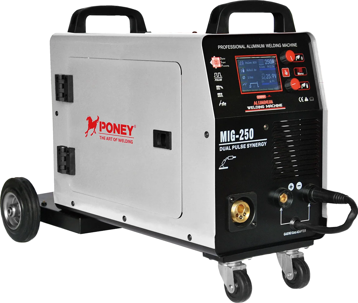MIG 250DP 220V Single Phase Digital Signal Control Synergic Double Pulse Welding Mig MIG/TIG/MMA Multifunction Welder
MIG 250DP 220V Single Phase Digital Signal Control Synergic Double Pulse Welding Mig MIG/TIG/MMA Multifunction Welder