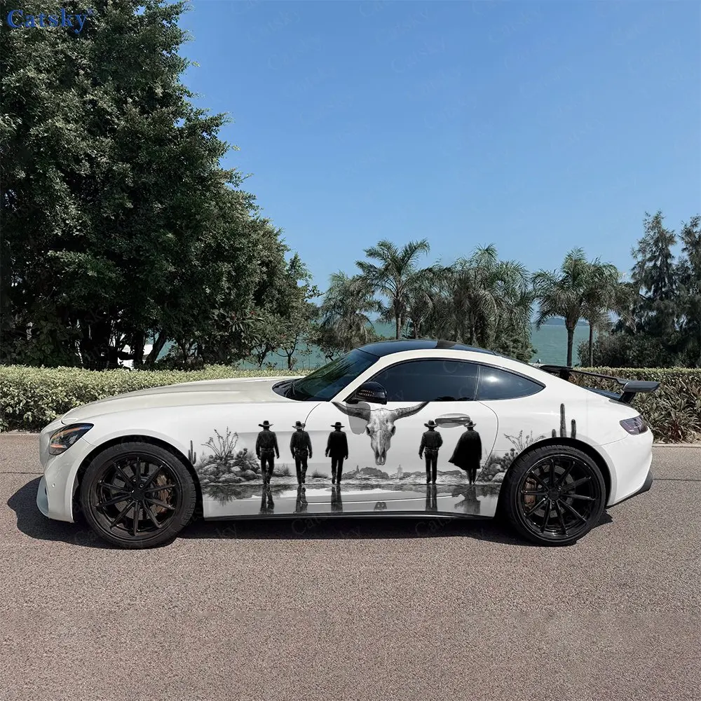 2pcs Wild West Spirit Realm, Durable, Fade-resistant, Enhance Vehicle Aesthetics With Bold Artistic Design Car Vinyl Wraps
2pcs Wild West Spirit Realm, Durable, Fade-resistant, Enhance Vehicle Aesthetics With Bold Artistic Design Car Vinyl Wraps