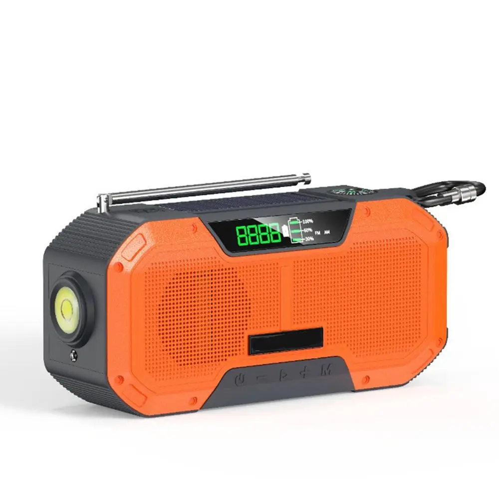 LED Emergency Weather Radio Solar Power USB Charger Hand Crank Radio IPX5 Waterproof with Compass Emergency Flash Light
LED Emergency Weather Radio Solar Power USB Charger Hand Crank Radio IPX5 Waterproof with Compass Emergency Flash Light