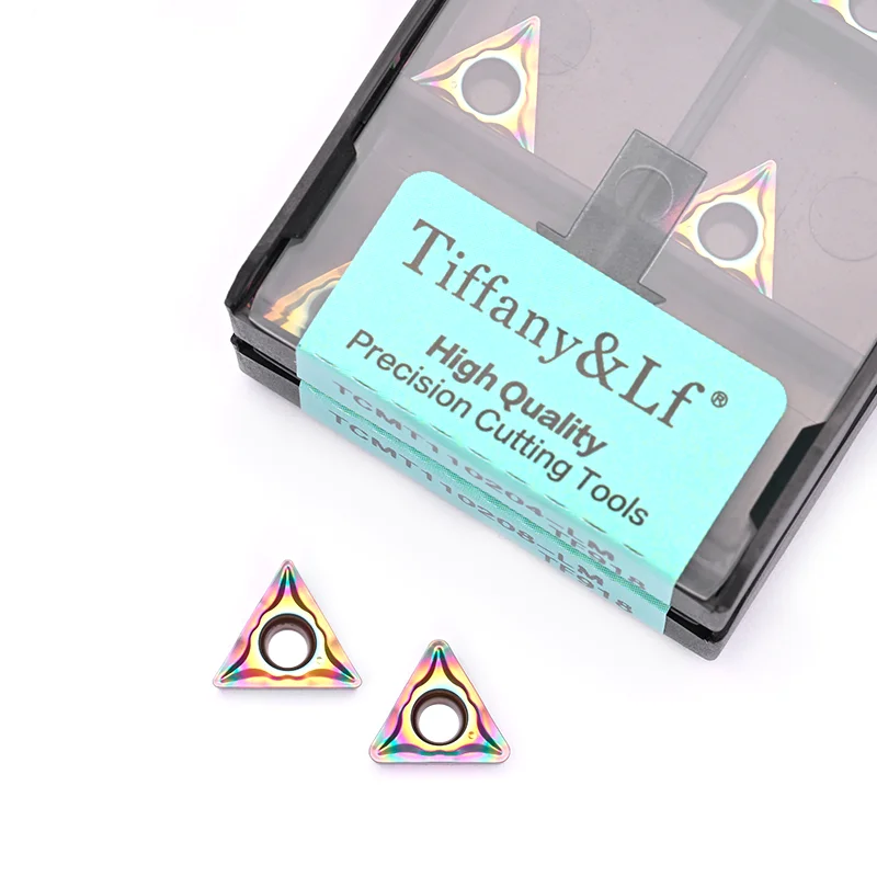 tiffany&LF inserts TF918 TCMT110204 TCMT110208 LM Processed stainless steel Turning Tools TCMT Carbide Inserts Lathe tool
tiffany&LF inserts TF918 TCMT110204 TCMT110208 LM Processed stainless steel Turning Tools TCMT Carbide Inserts Lathe tool