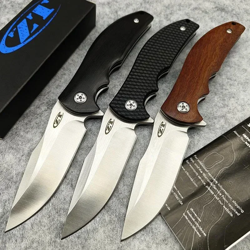 Карманный складной нож ZT 0606 с шарикоподшипником для повседневного использования-9CR18, сатиновое лезвие, рукоятки из дерева/G10, тактический нож для выживания, охоты, фруктов
Карманный складной нож ZT 0606 с шарикоподшипником для повседневного использования-9CR18, сатиновое лезвие, рукоятки из дерева/G10, тактический нож для выживания, охоты, фруктов