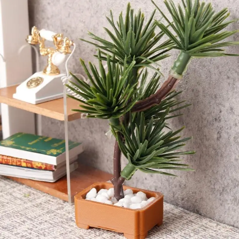 Realistic Green Potted Tree Artificial Plant For Dollhouses Miniature Decoration Plastic Accessory A2UB
Realistic Green Potted Tree Artificial Plant For Dollhouses Miniature Decoration Plastic Accessory A2UB