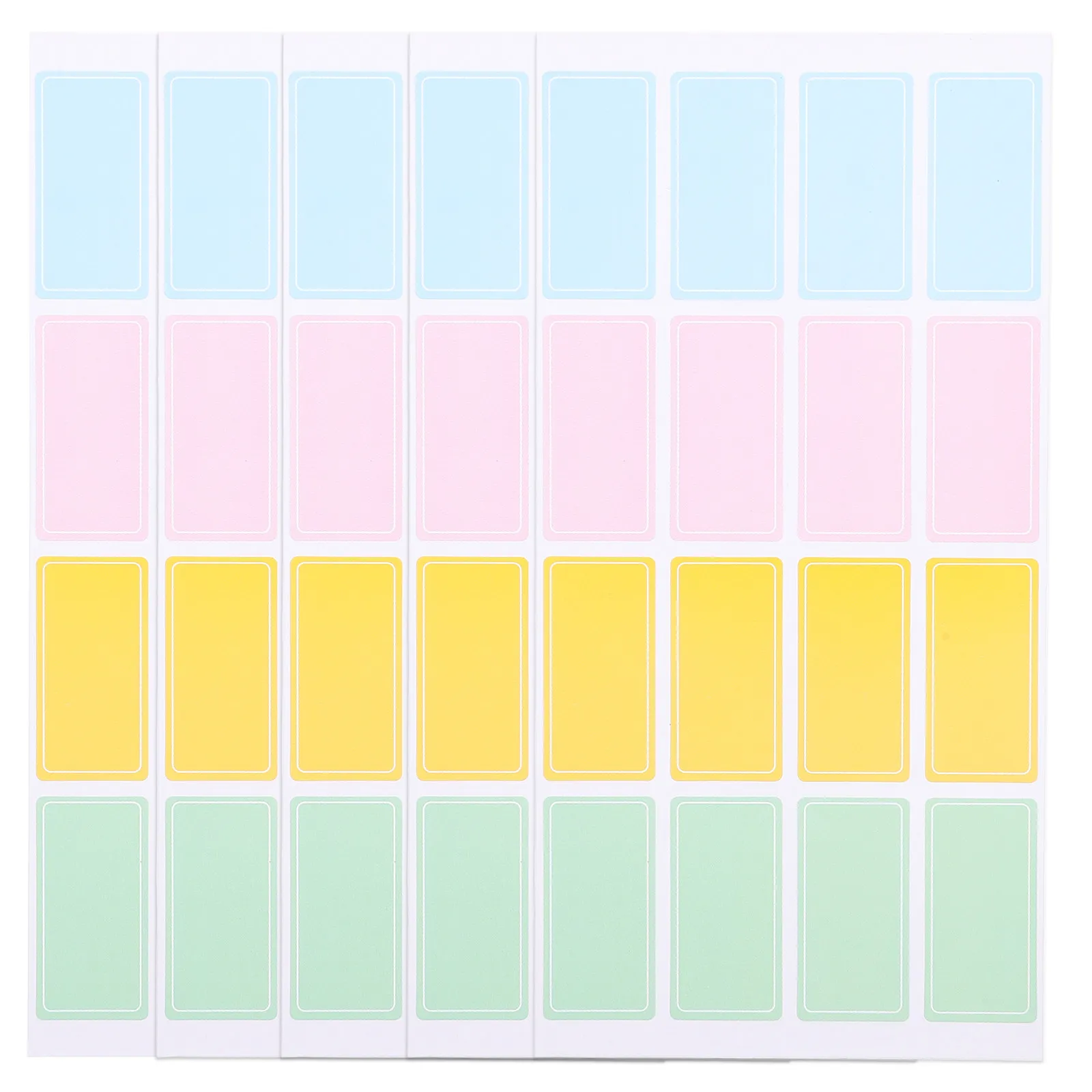 80Pcs Thick Smooth Blank Name Tag Stickers for Sorting Labeling Files Boxes Office Classroom Family Reunion Multipurpose Colored
80Pcs Thick Smooth Blank Name Tag Stickers for Sorting Labeling Files Boxes Office Classroom Family Reunion Multipurpose Colored