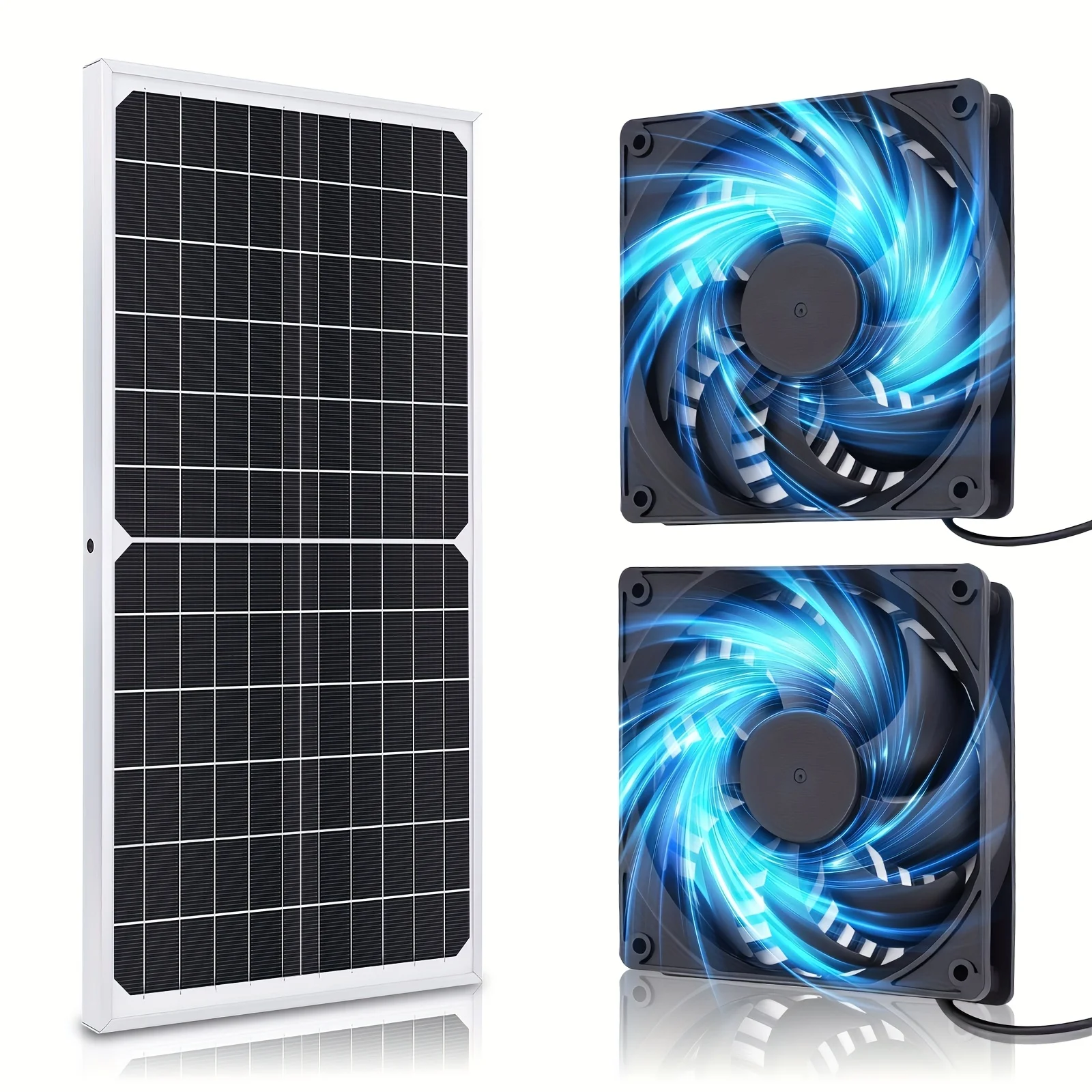 Solar Panel Fan Kit Dual Fans for Cooling And Ventilatio, Chicken Coops, Sheds, Camping Solar Powered Fan with Quiet Operation
Solar Panel Fan Kit Dual Fans for Cooling And Ventilatio, Chicken Coops, Sheds, Camping Solar Powered Fan with Quiet Operation