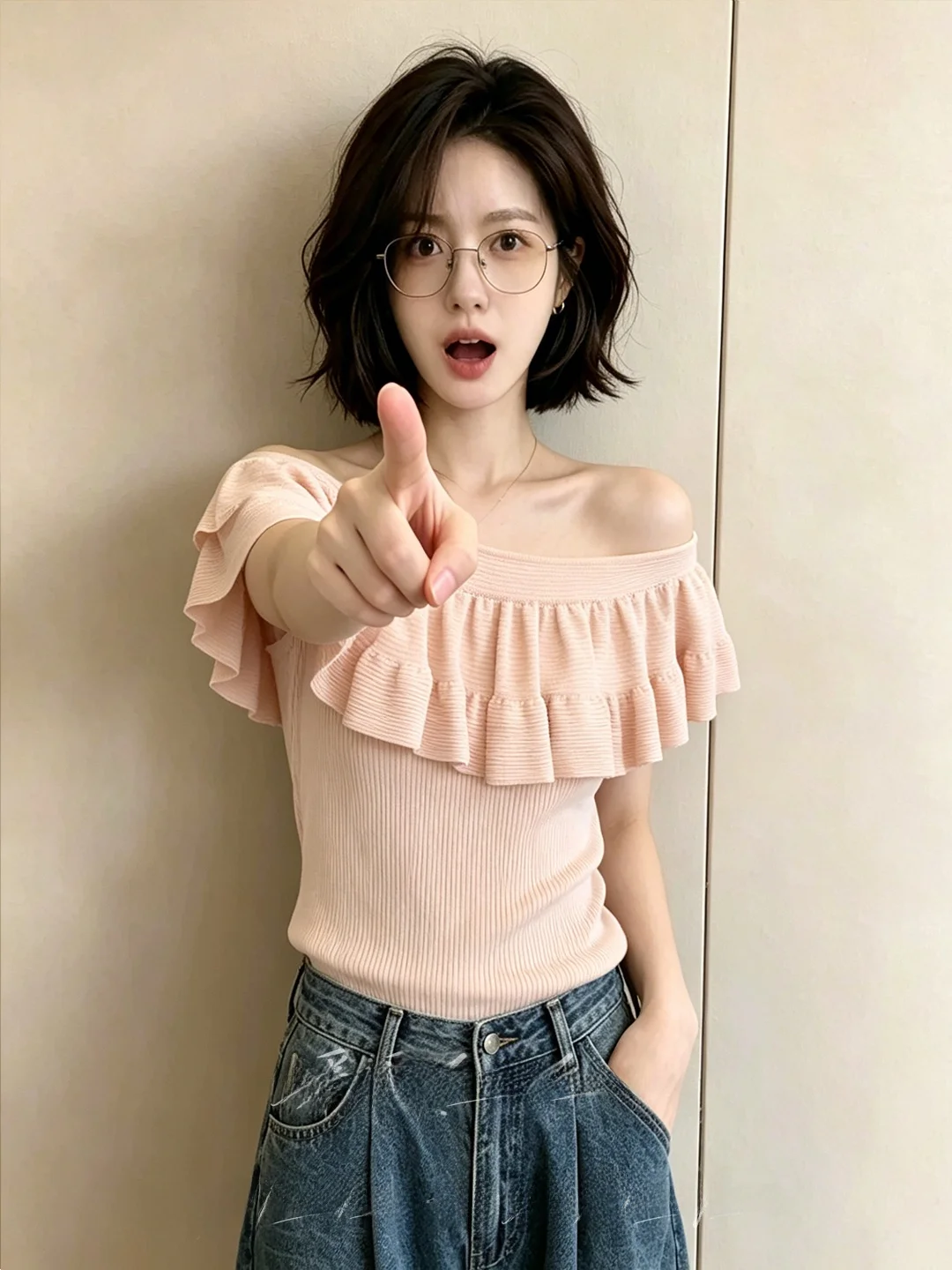 Korean Style Ruffle Sleeve Short Sleeve Knitted Top Slim Fit Summer Fashion Versatile Short Length Women's Premium Polyester ...
Korean Style Ruffle Sleeve Short Sleeve Knitted Top Slim Fit Summer Fashion Versatile Short Length Women's Premium Polyester ...
