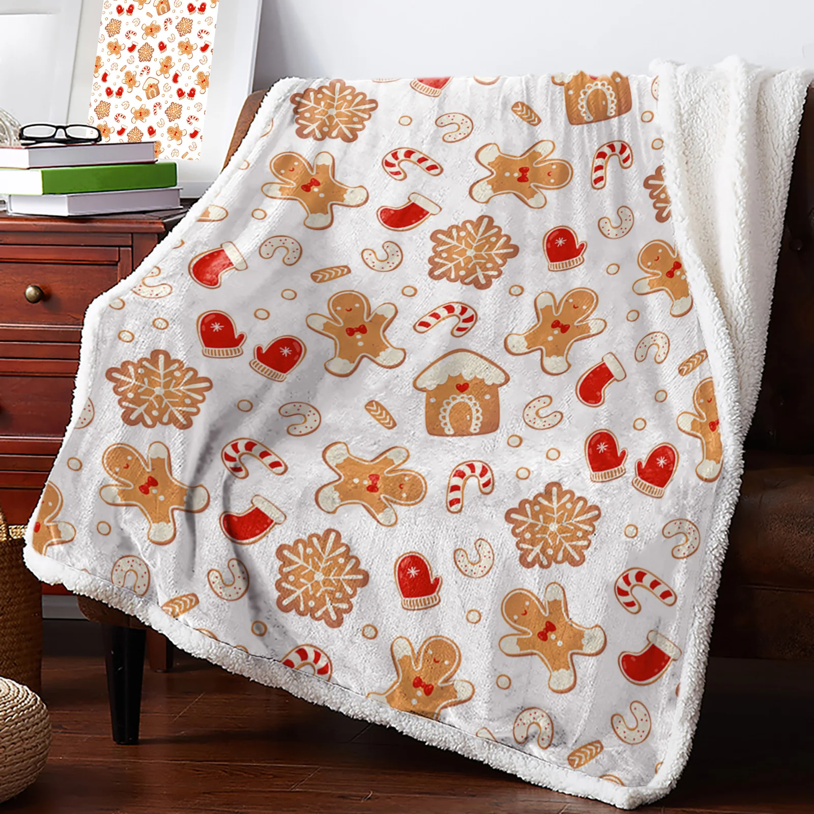 Christmas Gingerbread Man Cashmere Blanket Winter Warm Soft Throw Blankets for Beds Sofa Wool Blanket Bedspread
Christmas Gingerbread Man Cashmere Blanket Winter Warm Soft Throw Blankets for Beds Sofa Wool Blanket Bedspread