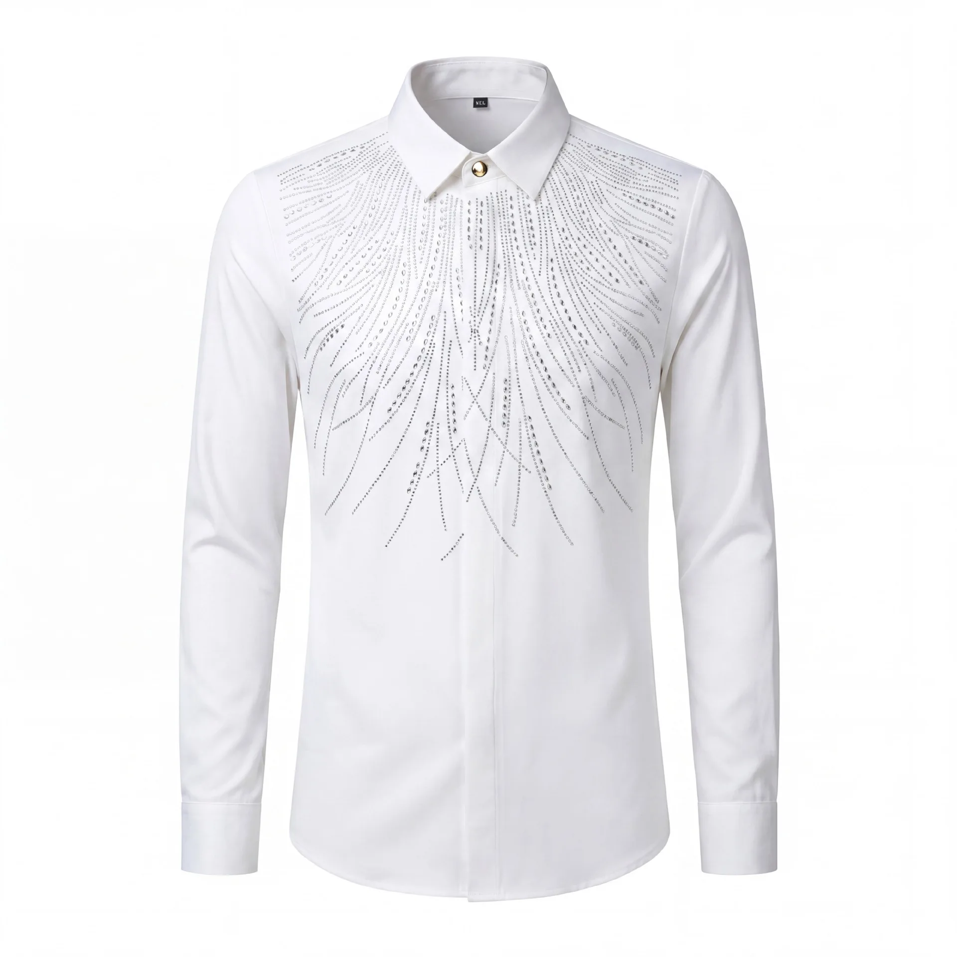 Heavy Industry Wings Water Diamond White Shirt Men High Quality Long Sleeve Casual Business Formal Shirts Social Party Blouse
Heavy Industry Wings Water Diamond White Shirt Men High Quality Long Sleeve Casual Business Formal Shirts Social Party Blouse