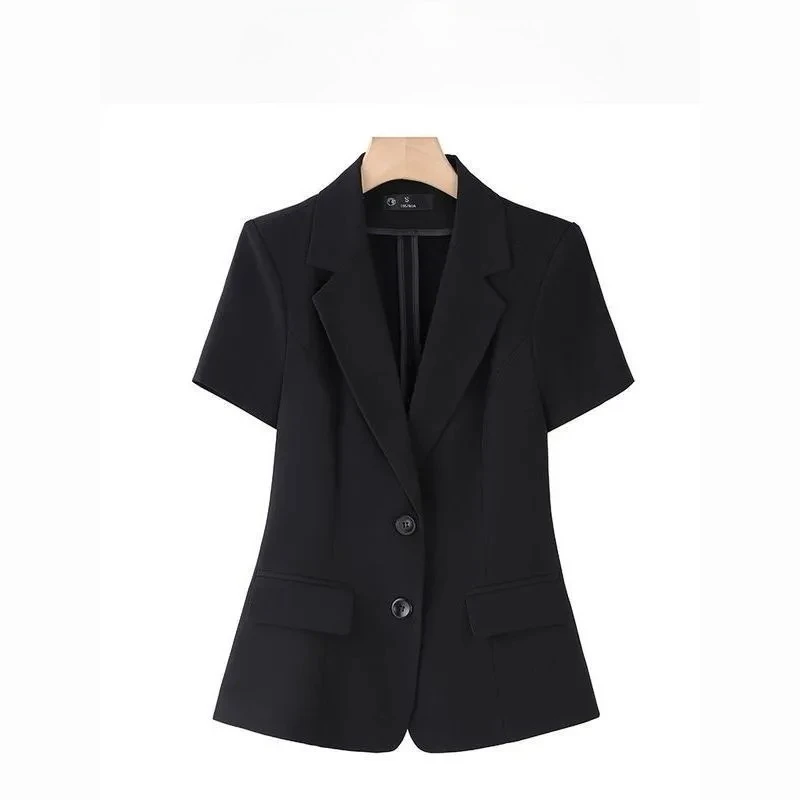 Bla ort Sve Suit Jaet Women's Summer New Small Size Ele Workwear High-End Western Sle Outerwear Thin
Bla ort Sve Suit Jaet Women's Summer New Small Size Ele Workwear High-End Western Sle Outerwear Thin