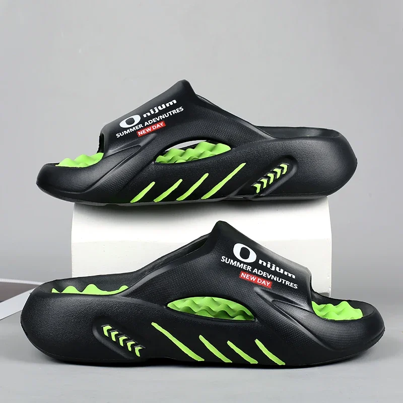 2024 New Men Massage Slippers Slides Indoor Outdoor Sandals Beach Casual Shoes Comfortable Sole Men's Slippers Big Size 38-47
2024 New Men Massage Slippers Slides Indoor Outdoor Sandals Beach Casual Shoes Comfortable Sole Men's Slippers Big Size 38-47