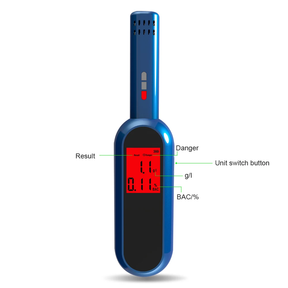 USB перезаряжаемый портативный тестер для вождения алкоголя, высокоточный полупроводниковый датчик, USB перезаряжаемый прибор для измерения уровня
USB перезаряжаемый портативный тестер для вождения алкоголя, высокоточный полупроводниковый датчик, USB перезаряжаемый прибор для измерения уровня